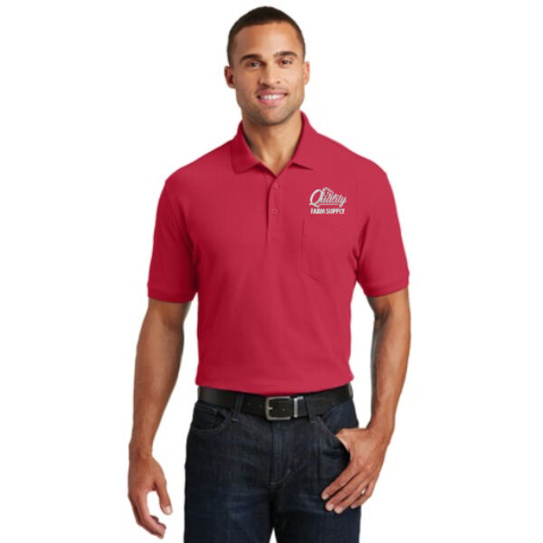Quality Farm - Port Authority Core Classic Pique Pocket Polo Thumbnail