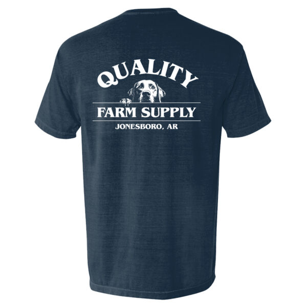 QFS Dog - White - Heavyweight Ring Spun Pocket Tee Thumbnail