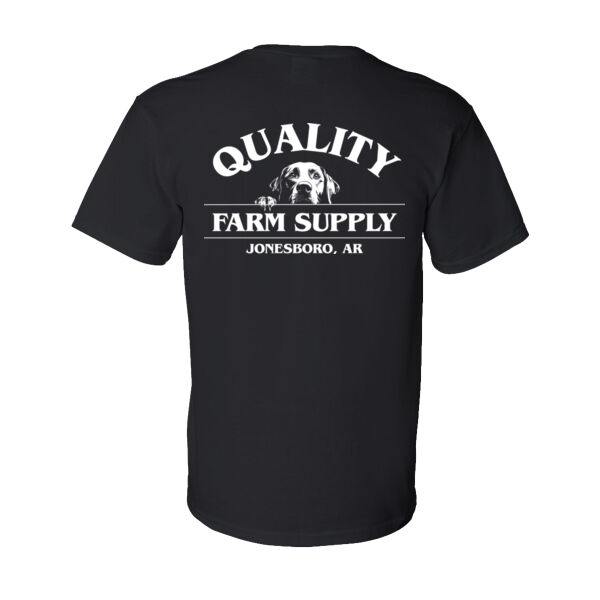 QFS Dog - White - DryBlend® Pocket T-Shirt Thumbnail