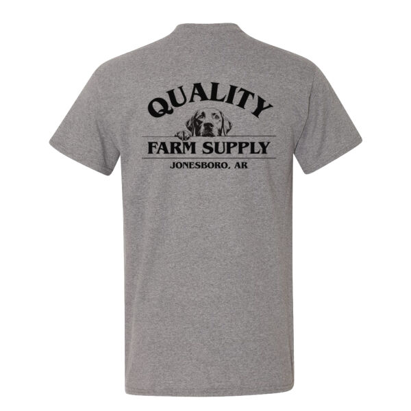 QFS Dog - Black - DryBlend® Pocket T-Shirt Thumbnail