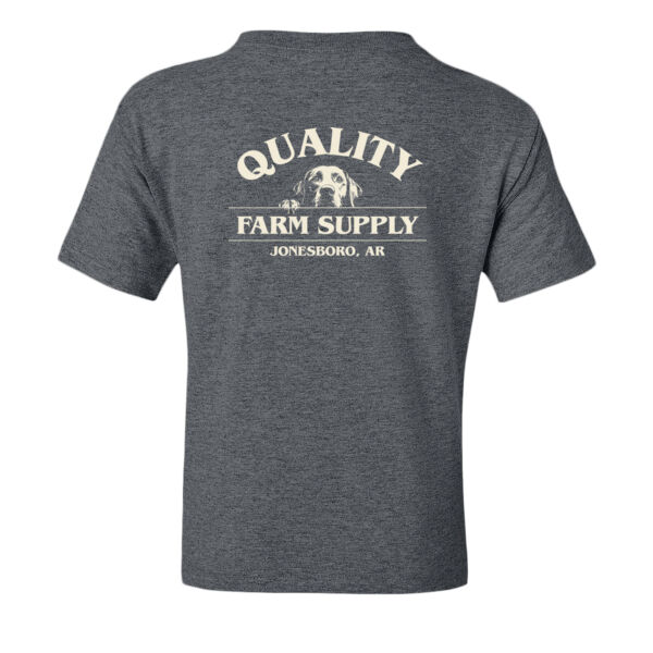 QFS Dog - Tan - DryBlend® Youth T-Shirt Thumbnail